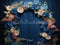 Kate Artistique Bleu Fleur Rideau Toile de fond conçue par Emetselch - Kate Backdrop FR