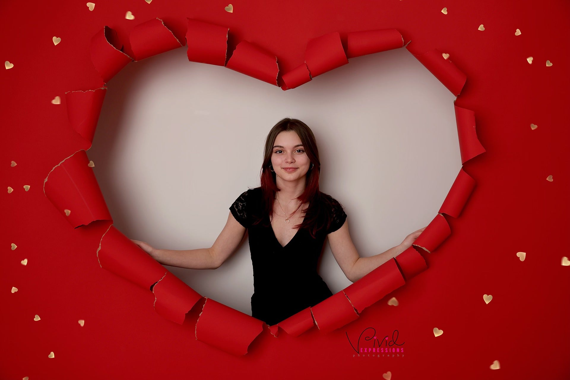 Kate Rouge Fond de Papier Sans Couture pour la photographie - Kate Backdrop FR