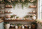 Kate Pâques Œufs Fleurs Cuisine Toile de fond conçue par Emetselch - Kate Backdrop FR