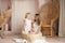 Kate Beige Mur en arc Bohème Toile de fond conçue par Patty Robert - Kate Backdrop FR