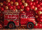 Kate Rouge Camion de pompier Cake smash Toile de fond conçue par Patty Robert - Kate Backdrop FR