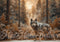 Kate Chaperon Loup Forêt Arbres Toile de fond conçue par Mini MakeBelieve - Kate Backdrop FR