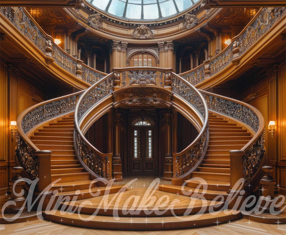 Kate Titanic Luxe Escaliers Toile de fond conçue par Mini MakeBelieve