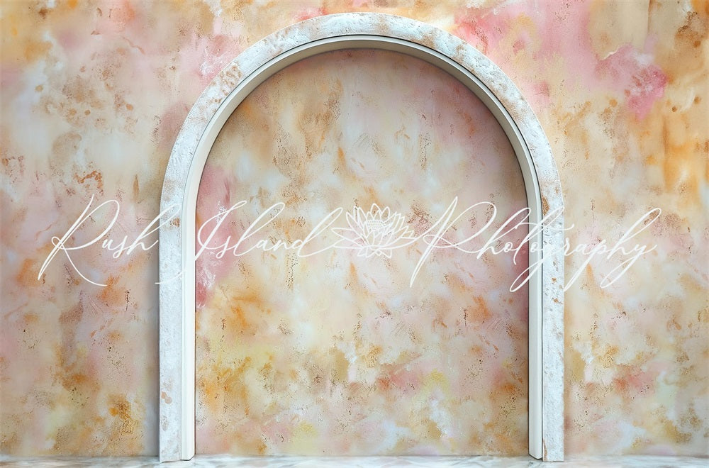 Kate Rose Marbre Mur arqué Toile de fond conçue par Laura Bybee - Kate Backdrop FR