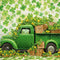 Kate La Saint-Patrick Trèfle vert Camion Toile de fond conçue par Chain Photographie - Kate Backdrop FR