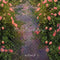 Kate Saint Valentin Fleurs Rose Pierre Sol Toile de fond conçue par Kate Image - Kate Backdrop FR