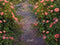 Kate Saint Valentin Fleurs Rose Pierre Sol Toile de fond conçue par Kate Image - Kate Backdrop FR