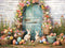 Kate Pâques Œufs Fleurs Lapin Arche Toile de fond conçue par Emetselch - Kate Backdrop FR