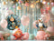 Kate Rêveur Sirène Conte de fée Ballons Toile de fond conçue par Laura Bybee - Kate Backdrop FR