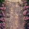 Kate Printemps Fleurs Chemin en pierre Sol Toile de fond conçue par Kate Image - Kate Backdrop FR