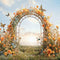 Kate Printemps Prairie Fleur Papillon Porte en arc Toile de fond conçue par Emetselch - Kate Backdrop FR