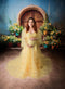 Kate Printemps Fleurs jaunes Vieille Porte Toile de fond conçue par Emetselch - Kate Backdrop FR