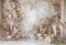 Kate Bohème Art abstrait Fleur Roseau Gris clair Toile de fond conçue par Emetselch - Kate Backdrop FR