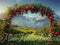 Kate Arche de pomme Automne Montagne Toile de fond conçue par Mini MakeBelieve - Kate Backdrop FR