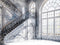 Kate Grandiose Intérieur Escalier Blanc Toile de fond conçue par Mini MakeBelieve - Kate Backdrop FR