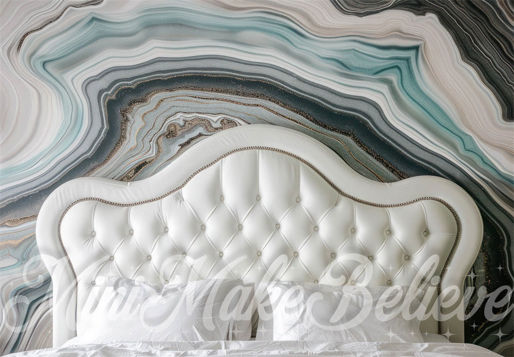 Kate Mur de Marbre Tête de lit Élégant Toile de fond conçue par Mini MakeBelieve