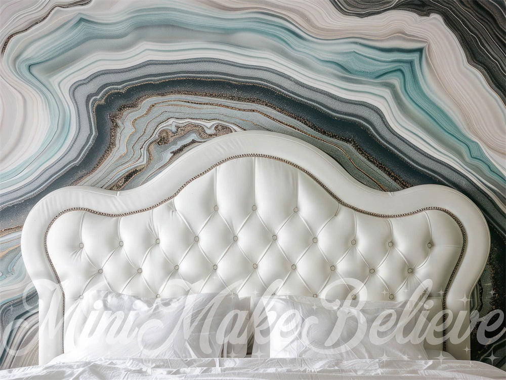 Kate Mur de Marbre Tête de lit Élégant Toile de fond conçue par Mini MakeBelieve