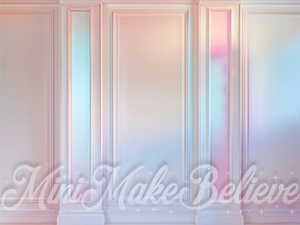 Kate Rose Irisé Mur Rétro Portrait Toile de fond conçue par Mini MakeBelieve - Kate Backdrop FR