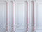 Kate Rose Blanc Canne à sucre Mur Toile de fond conçue par Mini MakeBelieve - Kate Backdrop FR