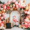 Kate Tropical Ananas Flamant Arche de ballons Toile de fond conçue par Emetselch - Kate Backdrop FR