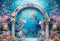 Kate Été Monde sous-marin Sirène Corail Arche Toile de fond conçue par Chain Photographie - Kate Backdrop FR