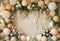 Offres Éclair-Kate Cercle de ballons Cake smash Beige Fleurs Toile de fond conçue par Emetselch - Kate Backdrop FR