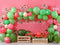 Kate Été Anniversaire Pastèque Arche de ballons Toile de fond conçue par Emetselch - Kate Backdrop FR