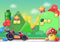 Kate Super Terrain de Karting Toile de fond conçue par Laura Bybee - Kate Backdrop FR