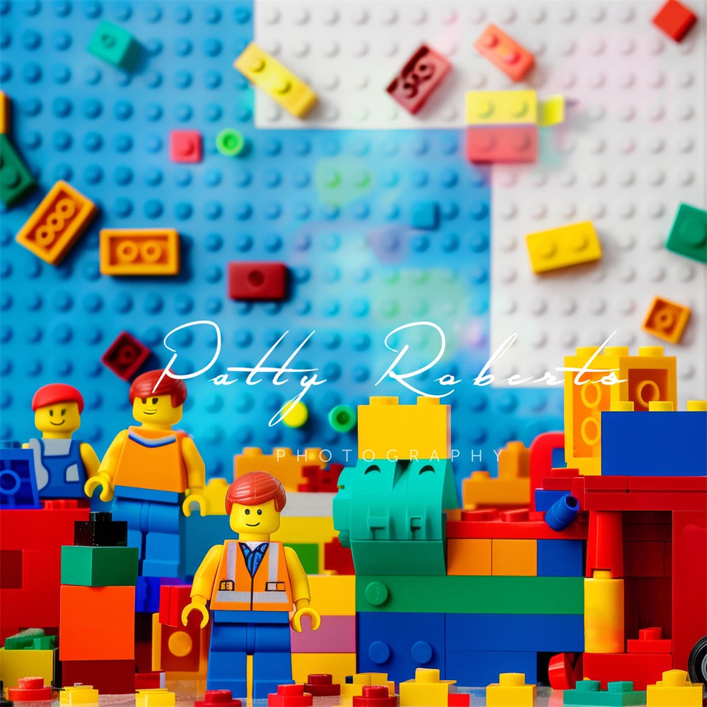 Kate Ville LEGO Enfant Coloré Toile de fond conçue par Patty Robert