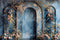 Kate Arche Mur Bleu Fleurs Fête des mères Toile de fond conçue par Emetselch - Kate Backdrop FR
