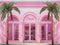 Kate Été Rose Magasin Rétro Arche Fenêtre Toile de fond conçue par Chain Photographie - Kate Backdrop FR
