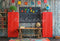 Kate Retour à l'école Tableau noir Livre Casier Rouge Toile de fond conçue par Emetselch - Kate Backdrop FR