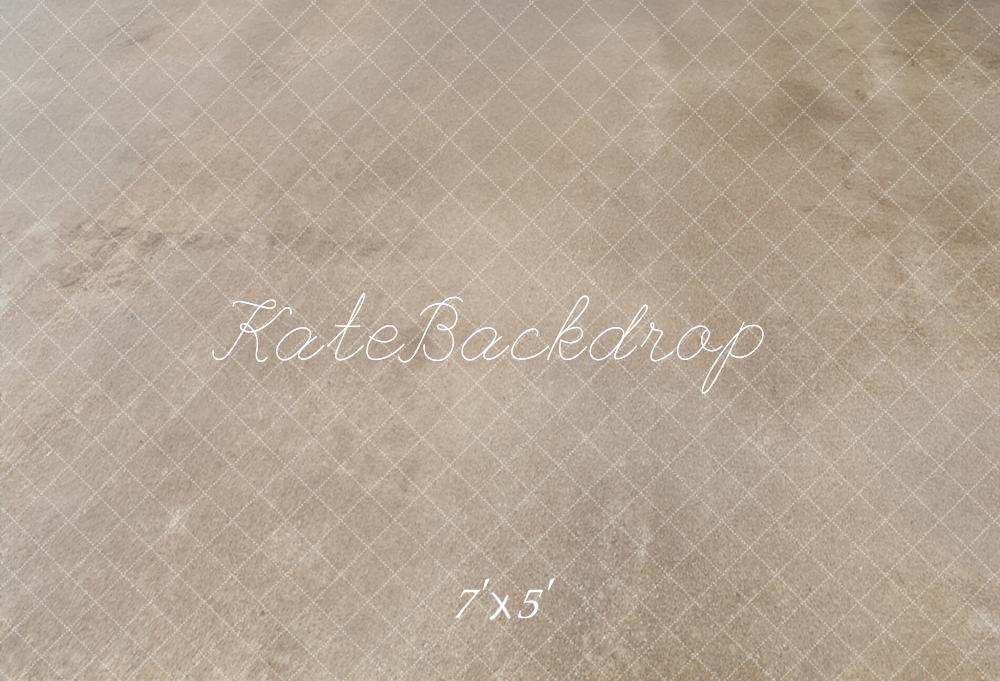 Kate Texture Brun clair Sol en ciment Toile de fond conçue par Kate Image - Kate Backdrop FR