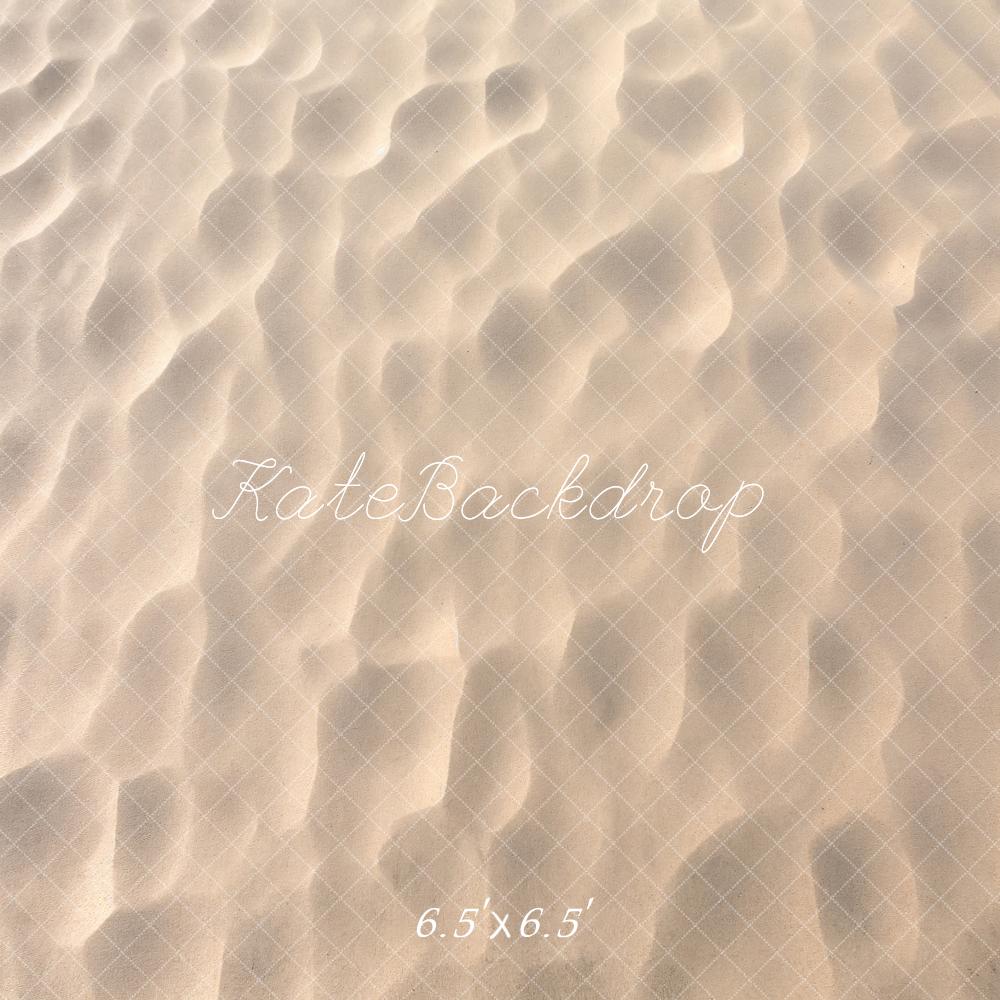 Kate Beige Plage de sable Doux Sol Toile de fond conçue par Kate Image