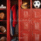 Kate Retour à l'école Balle Sport Salon Casier Rouge Toile de fond conçue par Emetselch - Kate Backdrop FR