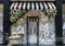 Kate Noir Blanc Fleur 2D Boutique Vintage Toile de fond conçue par Mini MakeBelieve - Kate Backdrop FR