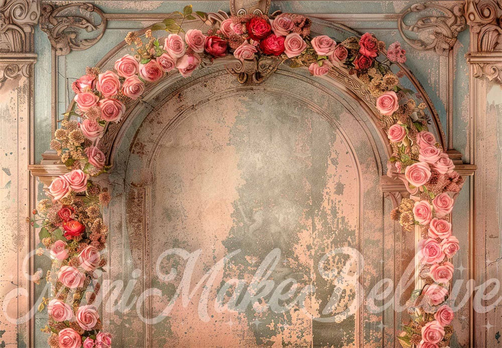 Kate Rose Beaux-Arts Maximaliste Arche Toile de fond conçue par Mini MakeBelieve