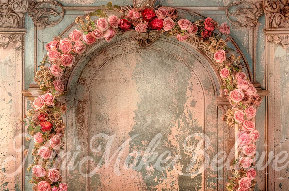 Kate Rose Beaux-Arts Maximaliste Arche Toile de fond conçue par Mini MakeBelieve