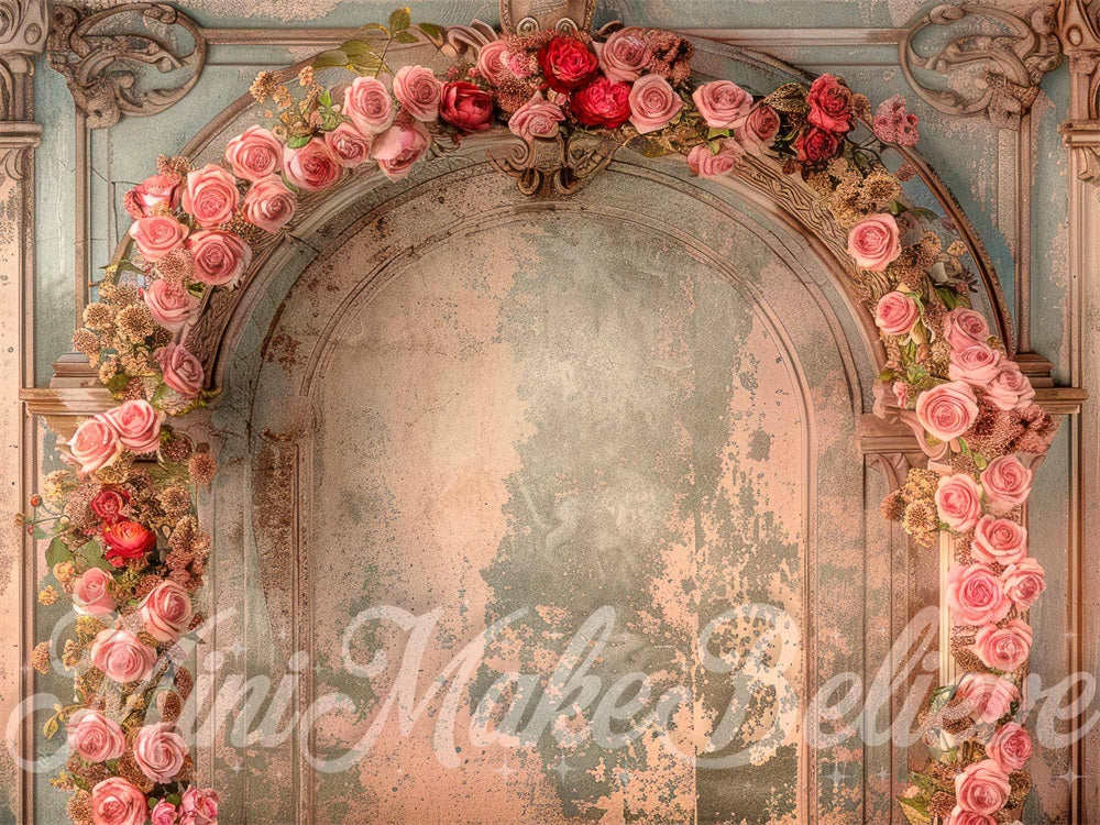 Kate Rose Beaux-Arts Maximaliste Arche Toile de fond conçue par Mini MakeBelieve