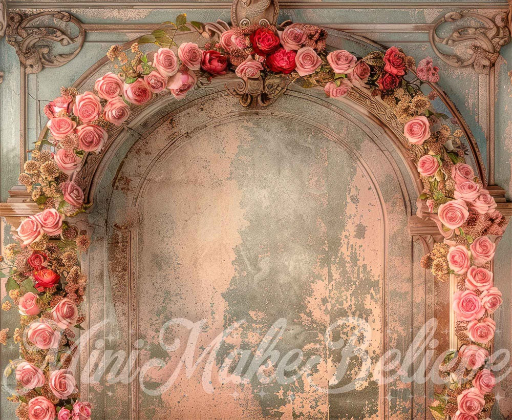 Kate Rose Beaux-Arts Maximaliste Arche Toile de fond conçue par Mini MakeBelieve