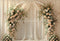 Kate Arche Floral Rideaux Blanc Mariage Toile de fond conçue par Emetselch - Kate Backdrop FR
