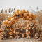 Kate Bohème Roseau Lion Brun Arche de ballons Toile de fond conçue par GQ - Kate Backdrop FR