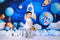Kate Espace Fusée Astronaute Cake smash Toile de fond conçue par Patty Robert - Kate Backdrop FR