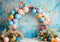 Kate Printemps Arche fleurie Papillons Anniversaire Toile de fond conçue par Patty Robert - Kate Backdrop FR