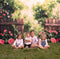 Kate Été Bokeh Plante verte Fleurs Pastèque Clôture Toile de fond conçue par Emetselch - Kate Backdrop FR
