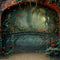 Kate Rose Grimpante Arche de brique Vert Toile de fond conçue par Laura Bybee - Kate Backdrop FR