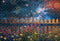 Kate Feux d'artifice Clôture en bois Nuit Fleurs Toile de fond conçue par Chain Photographie - Kate Backdrop FR