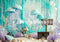 Kate Sirène Crique Méduse Coquille Mer Toile de fond conçue par Patty Robert - Kate Backdrop FR