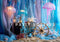 Kate Sous-marin Royaume Méduse Rideau Bleu Toile de fond conçue par Patty Robert - Kate Backdrop FR