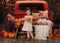 Kate Automne Forêt Feuille d'érable Citrouille Camion Toile de fond conçue par Emetselch - Kate Backdrop FR